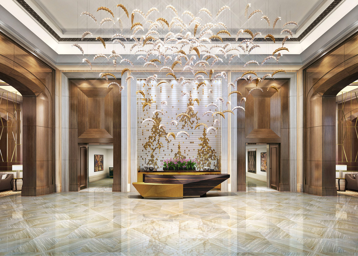 The Lobby Counter of The Peninsula Residences Yangon